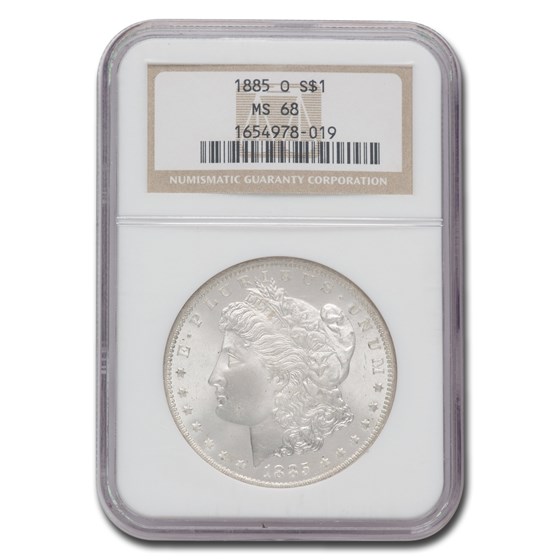 1885-O Morgan Dollar MS-68 NGC 1885-O Morgan Dollar MS-68 NGC